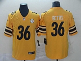 Nike Steelers 36 Jerome Bettis Gold Inverted Legend Limited Jersey,baseball caps,new era cap wholesale,wholesale hats